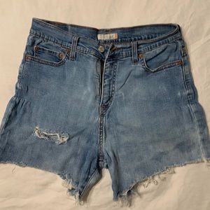 Cut up pants (shorts)